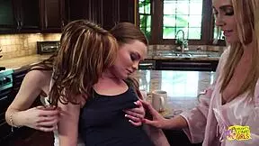 Is this naughty angel ready for kitchen fingering?