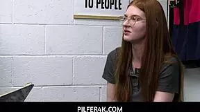 Pilfer4k - Redhead Shoplifter Jane Rogers Needs To Fuck Her Way Out Again When She Was Caught By Loss Prevention Officer Jovan Jordan