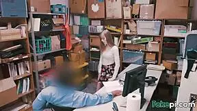Young Shoplifter Dolly Leigh Gets Pussy Smashed Hard In Storage Room!