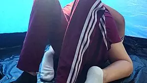 Students Enjoy Tent Fun On Field Trip