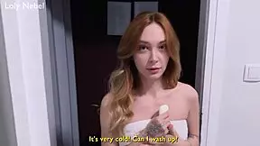 did the girl next door drop the soap in the shower?