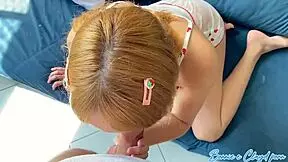 Petite blonde moans during deep assfucking.