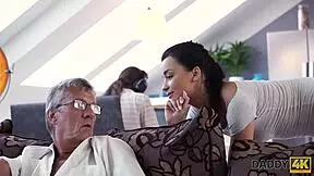Daddy4K, Bad Dad Bangs Son's Girlfriend Behind His Back!