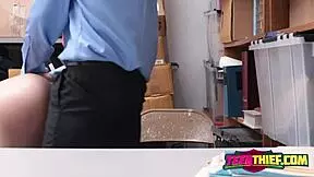 monster cock stretches shaved teen pussy in missionary.