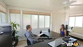 Vip4k petite 18+ stunner fixes her money issues with a sex session