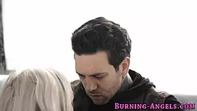 Alternative tattooed blonde teen gets fucked hard!