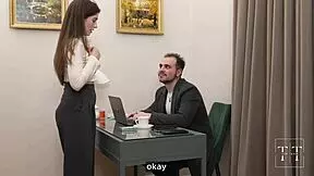 Pleasing boss with cum for career 4k hd tim team