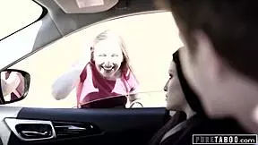 Pure Taboo Couple Picks Up Teen Hitchhiker For Adventure