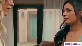 Friends lick the bride's pussy in a foursome to become maid of honor