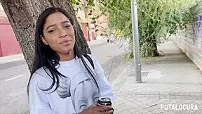 Torbe catches skinny teen Kali and seduces her for hard fuck