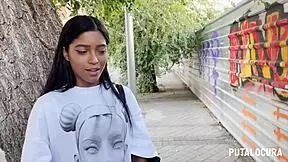 Torbe catches skinny teen Kali and seduces her for hard fuck