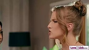 Friends lick the bride's pussy in a foursome to become maid of honor