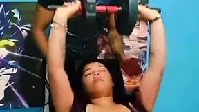 I fuck my stepsister in the gym, she wants to be fit 😏