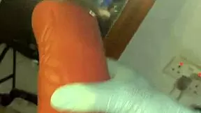 Stocking And Deep Throating My Sextoy Like A Slave Till It Gets Nasty