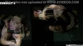 Alexis Sucks Monster Cock Cumshot