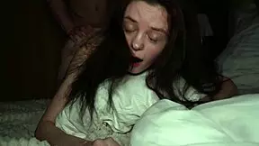 Skinny Brunette Enjoys Intense Night With Monster Cock Riding