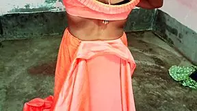 Fucked Curvy Village Aunt with Big Clit at Home Party