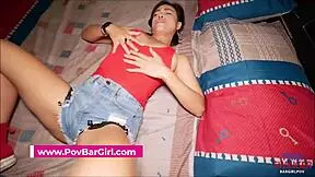 Is this bar girl in thailand ready for gay action?