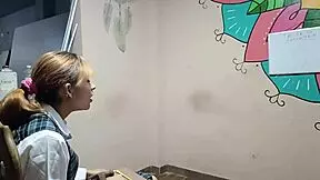 Colegiala Gets Hard Fucked In Carpentry Class