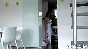 Elegant Playgirl Gets Her Tight Pussy Drilled Roughly By Big Cock.