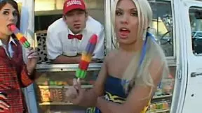 Two sexy cheerleaders for a big hard cock