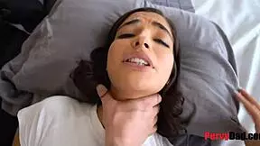 blinded step daughter fucks daddy in horny fantasy