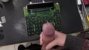 hear me moaning while cumming on machine at work?