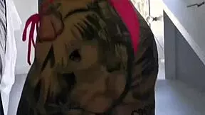 melody radford tries on micro bikini