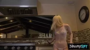 Why did the horny nanny drop her lesbian act? To ride the boss's big cock and get a facial!