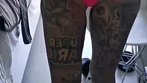 melody radford tries on micro bikini