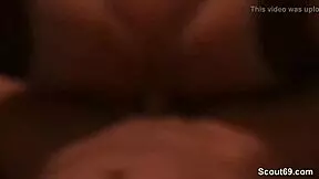 horny german teen in hamburg brothel rides cock without condom 😈💦