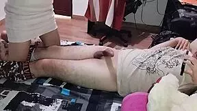 That young university girl gives an amazing blowjob from her POV.