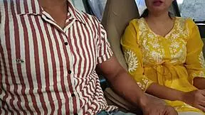 I convinced her to show her body in the car in public