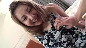 Japanese Stepdaughter Gets Curious and Takes Uncensored Creampie with Moans