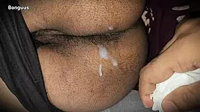 stepmom wants me to play with her ass and cum on it in taboo voyeur scene