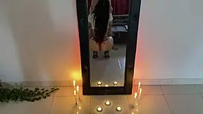 naughty submissive neighbor gives pov anal as valentine's gift