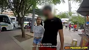 Tight latina cutie tied and fucked