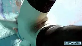 hot hungarian teen petra chilling in the swimming pool