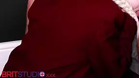 Blonde British 18-Year-Old Sucks and Swallows Huge Load