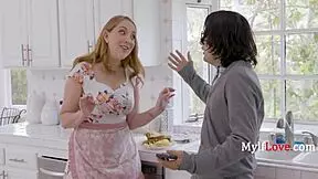 After this threesome, you'll respect my stepson, milf says.