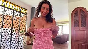 Hot brunette Latina gives extreme rimjob and blowjob