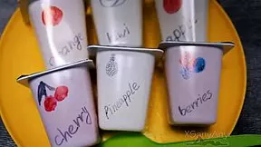 a game of taste turns into fucking deception with xsanyany close up