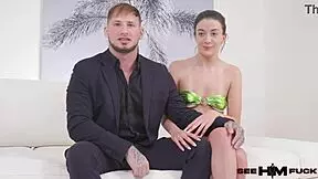 Watch a French Canadian fuck featuring Parker Savage and Natalie Brooks in bareback action