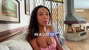 Hot brunette Latina gives extreme rimjob and blowjob