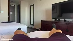 Madison Wilde deepthroats Brad Newman