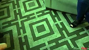 the stepson patrols for four hours, leading to a steamy encounter with his stepmom.