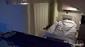 Japanese teen nurse seduces to rough halloween sex at work!