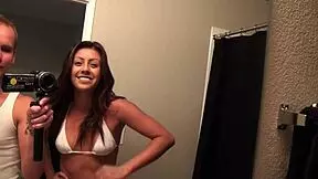 Shae Parker creates amateur porn with boyfriend in stockings