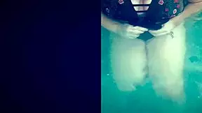 Feeling the Intense Pleasure in Hot Tub with Horny White Teen's Big Tits and Ass