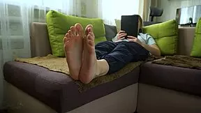 Look At Those Bare Soles, Sexy Teen!